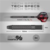RED DRAGON Darts – T-800 26g - 90% Professional Tungsten