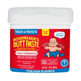 Boudreauxs Butt Paste Diaper Rash Ointment  Maximum Strength 14 Oz                                                                                    