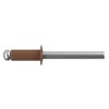 4mm x 8mm Fawn Brown Painted Colour Blind Pop Rivet