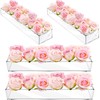 Modern Flower Container, Rectangular Acrylic Flower Vase, Acrylic Flower Box,