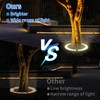 RAYSLIT Solar Landscape Spotlights for Big Tree&Palm Tree Lighting Super