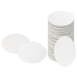 PATIKIL 51mm/2.01" Aluminum Foil Cap Liner, 300 Pack Resistant Tamper Induction Heat Sealer Sealing Liners for PE/HDPE Plastic Bottle Jar Lid