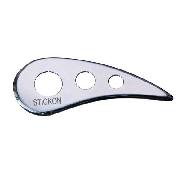 STICKON Stainless Steel Gua Sha Scraping Massage Tool IASTM Tools Great Soft Tissue Mobilization Tool (H Shape)