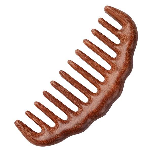 Wooden Hair Comb Set, birthing comb,Wide Tooth and Fine Tooth