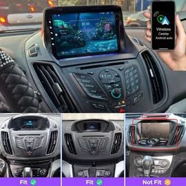 Rrrradio For 2013-2016 Ford Escape 9" Android 13 Apple Carplay Radio GPS NAVI WIFI 32GB