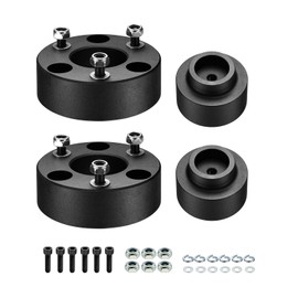 BDFHYK 2.5" Front and 1.5" Rear Leveling Lift Kits Compatible with Dodge Ram 1500 2009-2020, V6 3.6L 3.0L, Aluminum Billet Strut Spacers Leveling Kit