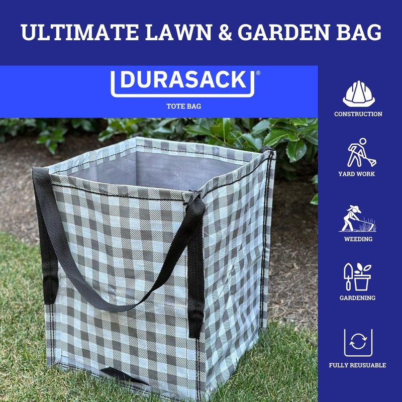 DURASACK Heavy Duty Storage Tote Bag 22-Gallon Rugged Woven Polypropylene