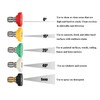 5Pcs Pressure Washer Spray Tips Nozzle Kit Multiple Degrees Quick
