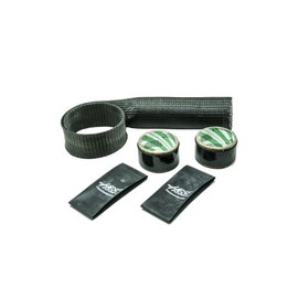 Hose Candy 309050005 Black Carbon Fiber Upper Radiator Hose Skin Kit with Black Heat Shrink