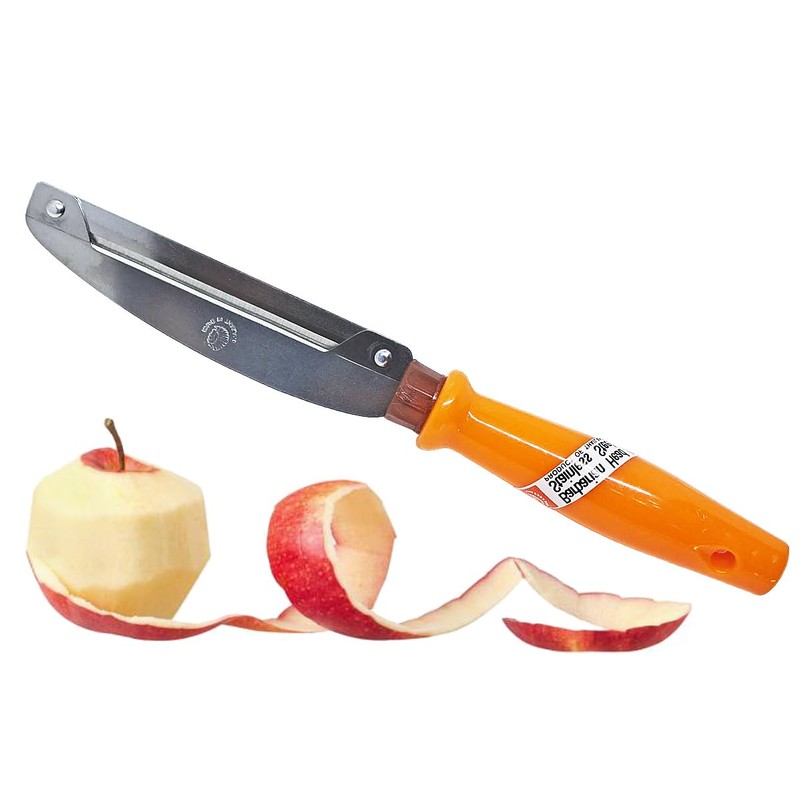 WitnyStore Kitchen Tool 8½" Long Orange Plastic Handle Stainless Steel