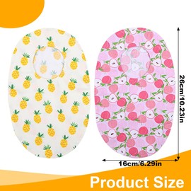 AYVRUOP 2 Stück Stomabeutel Abdeckung,Kolostomie Beutel Abdeckung,Weicher Baumwoll Kolostomiebeutelbezug,Atmungsaktiv,Waschbar Abnehmbar,Schützende Stomabeutel Einlage für Kolostomiebeutel