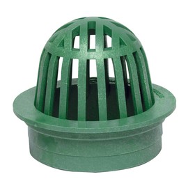 StormDrain 6" Outdoor Round Atrium Drain Grate Cover - Fits 6" Sewer and Drain Pipe and Fittings - Superior Strength and Durability, Green