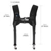 PULUZ Dual Camera Shoulder Harness Quick Release Double Camera Tether