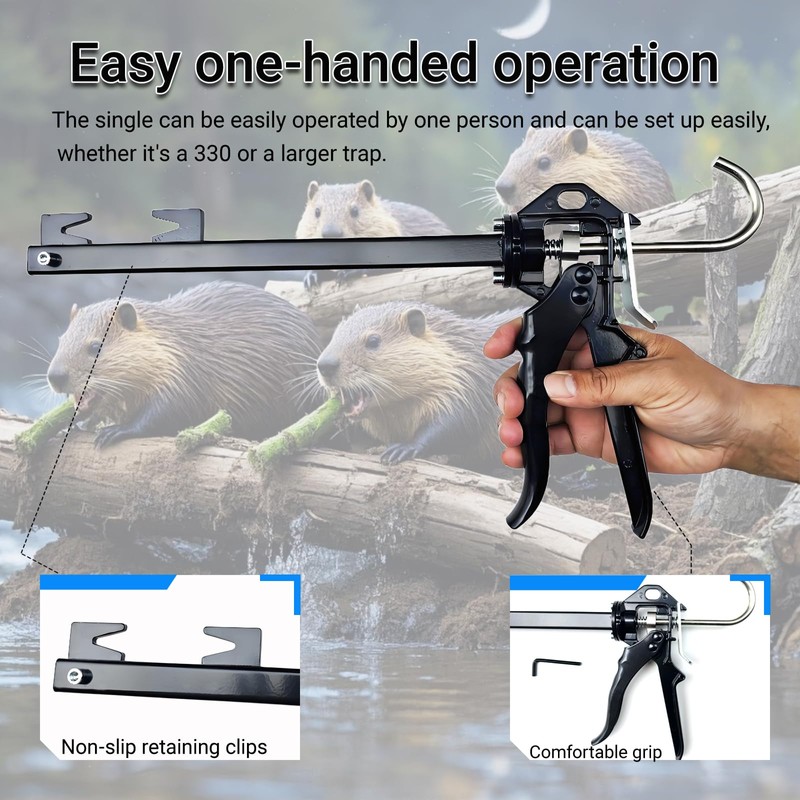 New Trap Setting Tool:Heavy Duty Bodygrip Trap Setter Sets Body