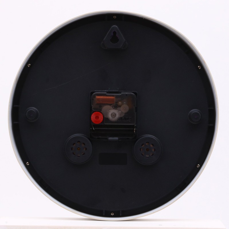 Fujiboeki 26332 Wall Clock, Diameter 10.0 inches (25.4 cm), White,