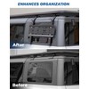 JOYTUTUS Rear Window Storage Molle Panel Kit for Bronco 4-Door