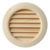 The lgrs100p-y Ventilation Grill Recessed Round Wooden, Pine Red, 110
