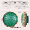 Steel Tongue Drum, 12 Inch 15 Note Tongue Drums, Handpan