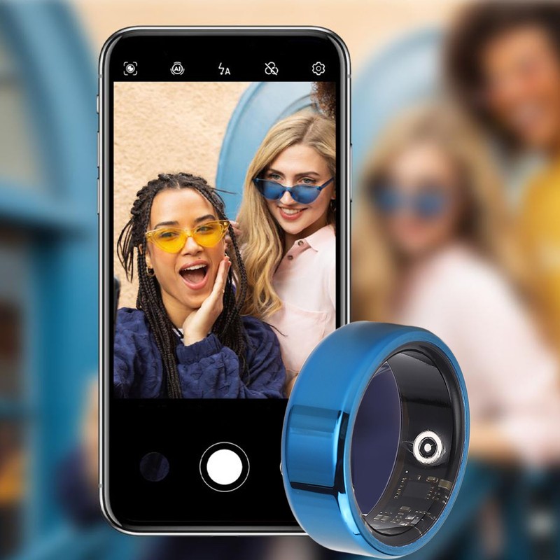 Smart Health Ring Fitness Tracker Bluetooth for Sleep Monitoring Step