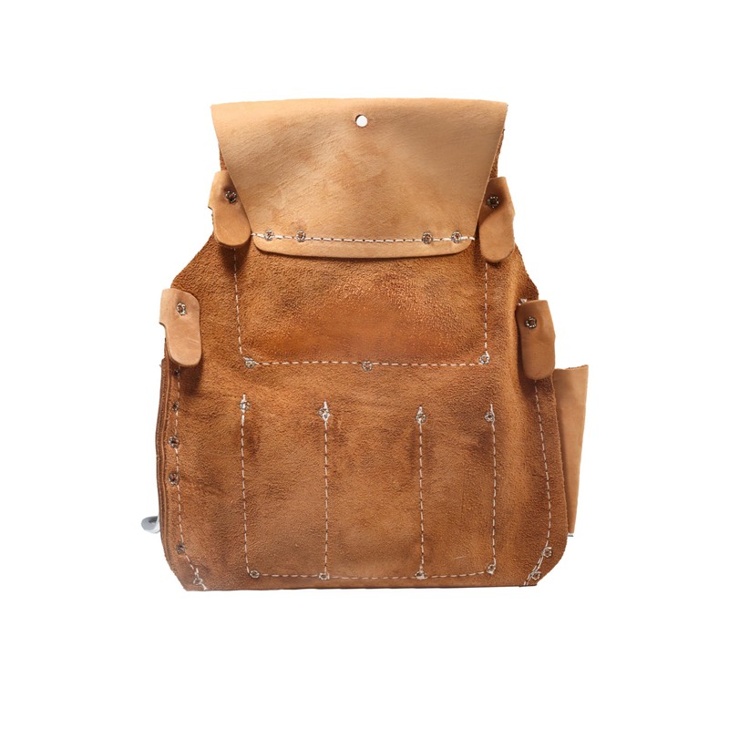 Duracuir Leather Tool Pouch P432, Heavy Duty Woodworking Tool Carry