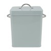 Metal Laundry Room Container with Dual Side Handles with Spoon