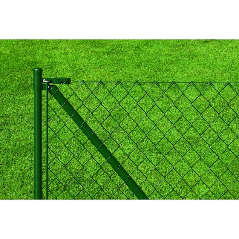 Alberts 855253 Post Cap for Round Metal Posts, Plastic, Green,