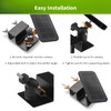 Universal Gutter Mount for Solar Panels & Security Cameras, No-Drill