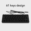 Mechanical Keyboard 61 Keys RGB Backlight Ultra Thin Portable Wired