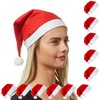 Roomando 12 x Santa Hat Christmas Hat Red with Bobble