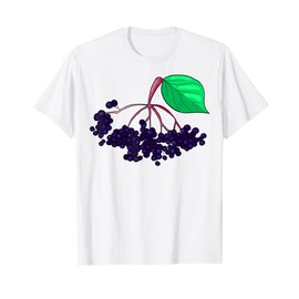 Elder Elderberry Fruit Food Vegan Vegetarian T-Shirt