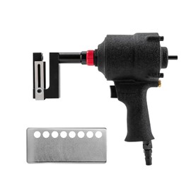 8mm Pneumatic Hole Puncher Air Metal Hole Punch Tool Heavy Duty Metal Hole Flange Opener for Doors Windows
