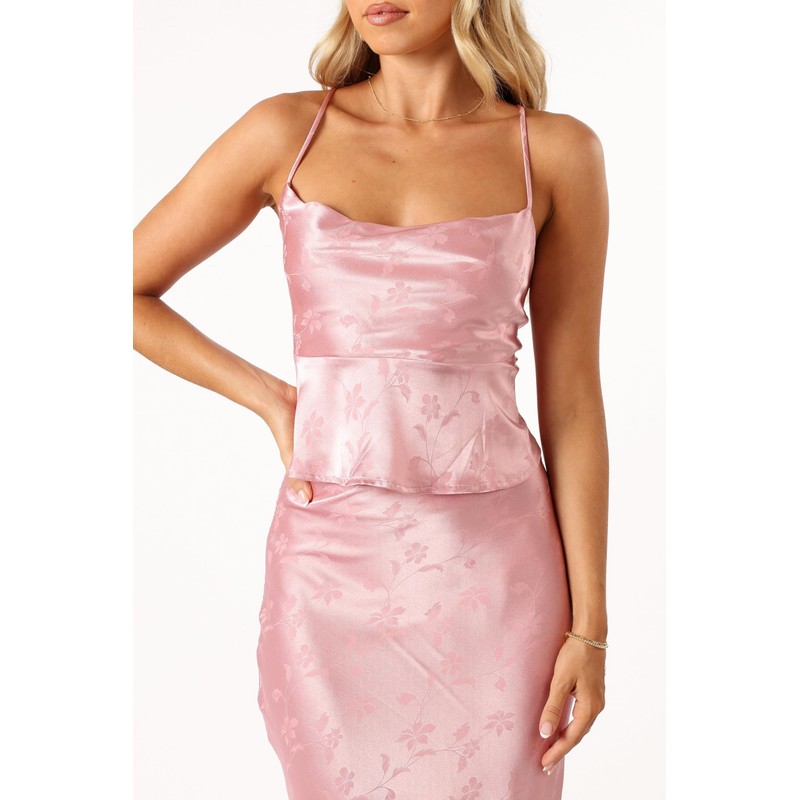 Petal & Pup Womens Belle Two Piece Set, Dusty Rose,