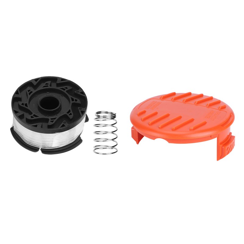 6Pcs Lawn Mower Spool with Cover Replacement Accessories Parts Fit
