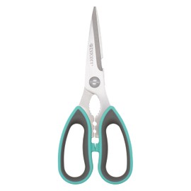 Westcott Titanium-Bonded Kitchen Shears - 8.5-Inch Durable and Versatile Utility Scissors with Soft Handle for Precise Cutting, Ideal for Cooking
