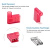 HKS 100 PCS Flag Spade Terminals 90 Degree Female -
