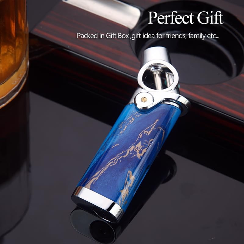 HONEST Single Jet Flame Butane Lighters Refillable Torch Lighters Adjustable