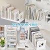 SAYEEC Desk File Sorter Vertical Desktop Folder Organizer 4 White