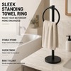 Bathroom Organizer Set - Towel Stand - Toothbrush Holder -