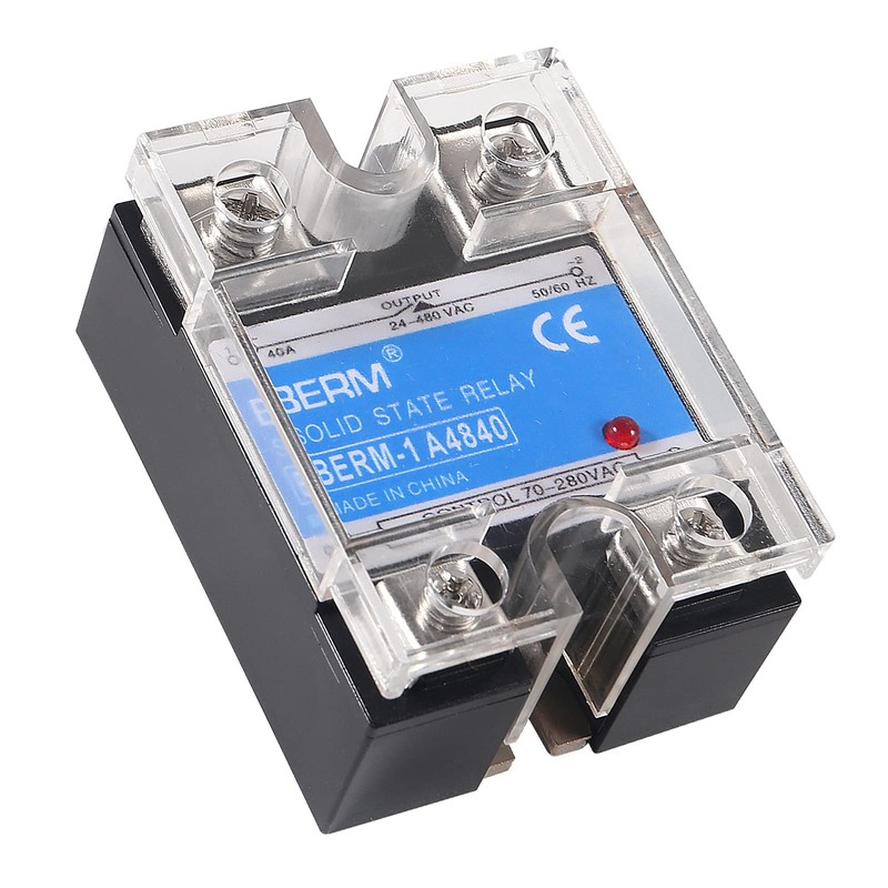 DWEII 2 PCS State Relay,Solid State Relay SSR-40AA AC to