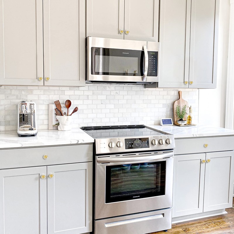 Ravinte 5 Pack Crystal Knobs for Dresser Drawers Glass Cabinet