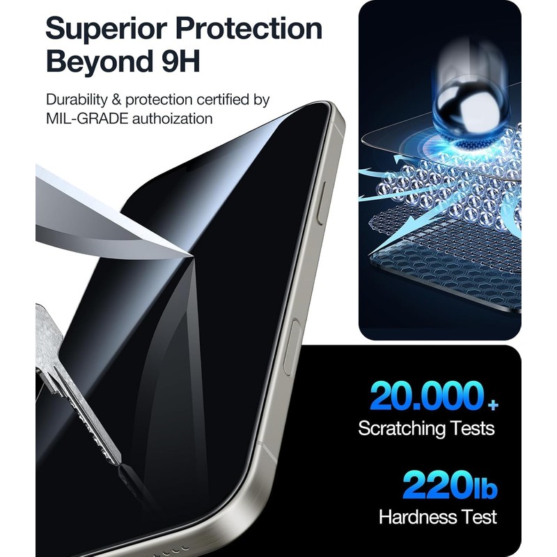 UltraGlass Ultra 9H+ Glass for iPhone 13 Pro Max Privacy