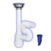 Fleximatc 2335A Céspol flexible con contra canasta de acero inoxidable,