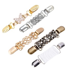 5 Pcs Clothing Cinch Clip Vintage Shirt Dress Clips Variety of Styles Dress Clip Back of Shirts Cinches Shawl Clips for Different Women Clothing