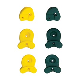 KidKraft Climbing Rocks - Set of 7, Green & Yellow, Gift for Ages 3-10