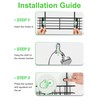 SMARTAKE Hanging Shower Head Caddy, Rustproof Bathroom Shower Shelf Organizer,