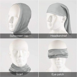 VEGCOO 6 PCS Unisex Multifunctional Headwear Bandana Multipack Washable Face Coverings Neck Scarf Headscarf, Cycling Motorcycle Balaclava Neck Gaiter Snood for UV Sun Protection