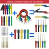 Young Dance 30 Pcs Banana Plug Silicone Test Leads Kit,