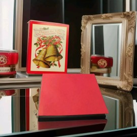 Christmas Card VINTAGE CHRISTMAS Bell GREETING CARD The Sixthy Acre Company Inc