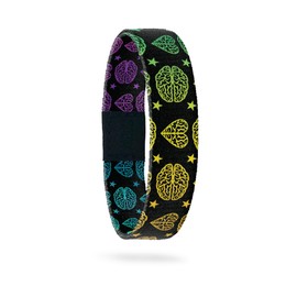 ZOX Bracelets — Celebrate The Spectrum | Stretchy Elastic Band with Motivational Affirmations and Beautiful Artwork, Great Wristband Gift for Men & Women of All Ages (Medium)