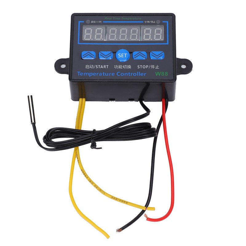 High Temperature Controller 3‑Display Multifunctional Control Switch W88 ‑19~99℃